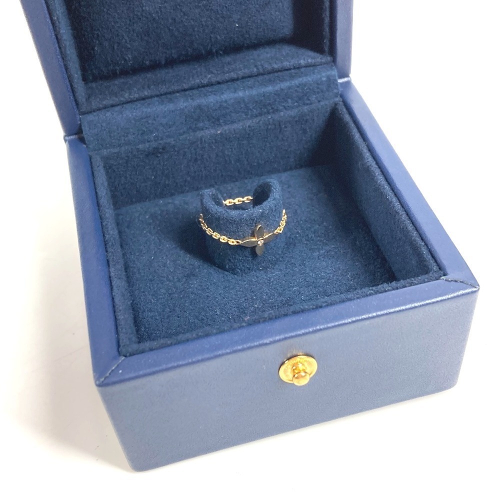 LOUIS VUITTON 18k Gold Diamond Ring - Picture 7 of 8